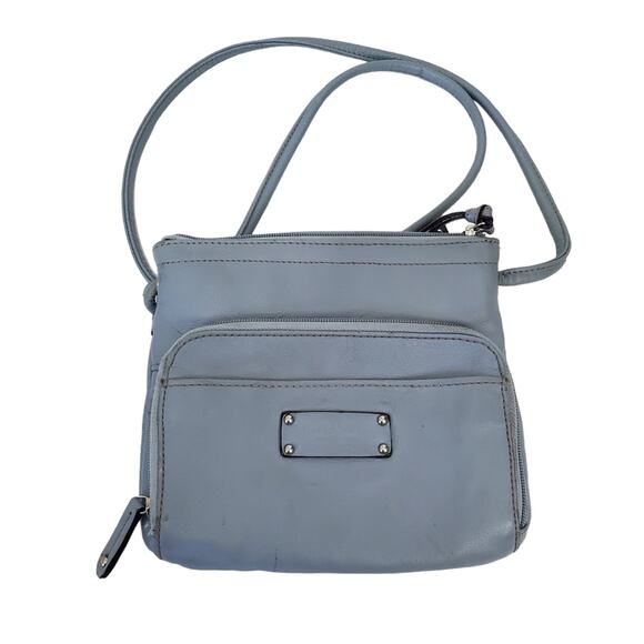 Tignanello | Leather Crossbody Purse with Lots of Pockets and Card Slots - Picture 1 of 12